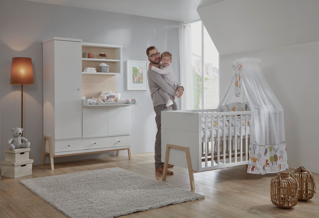 Baby room Holly Nature with wardrobe – changing table – combination –  Schardt GmbH & Co. KG