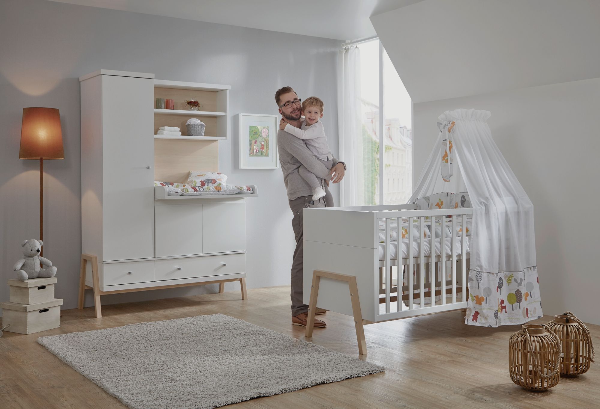 Chambre bébé Holly Nature avec armoire – table à langer – combinaison –  Schardt GmbH & Co. KG